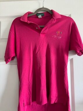 Vintage Las Vegas Mirage pink polo